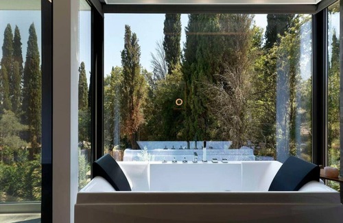 Potamos Villa | Smart, Luxury Villa with Jacuzzi, private pool, garden for relaxing getaway close to Corfu Town