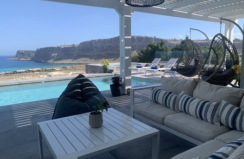 Lindos Villa | Solis Lindos Villa - Heated Pool & Jacuzzi