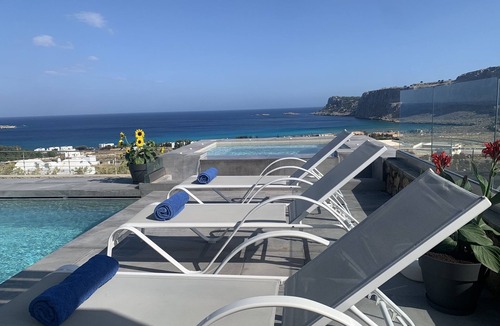 Lindos Villa | Solis Lindos Villa - Heated Pool & Jacuzzi