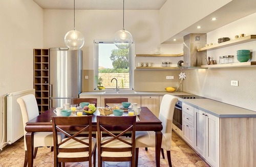 Pigadhakia Villa | Sophisticated Villa with A/C, Extensive Gardens, Private Pool, Close to Beautiful Sandy Beaches