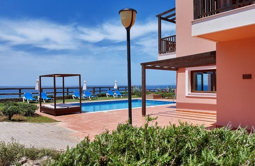 Milatos Beach Villa | Spacious 3-Bedroom Pool Villa with sea and mountain views 47km from Heraklion(G)