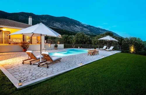 Karavados Villa | Splendid Kefalonia Villa | 2 Bedrooms | Villa Olivia | Great Sea & Mountain.