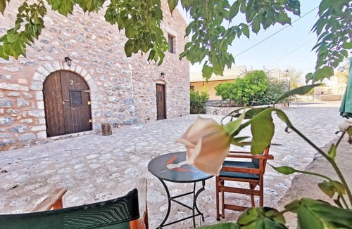 Omales Apartment | Stone built studio for 3,Olive Grove,Near Beach,Mani 2
