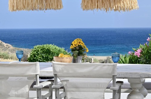 Kalafatis Apartment | Studio Apartment 'Vlia Mar Myconian Residences 35' with Sea View, Wi-Fi and Air Conditioning