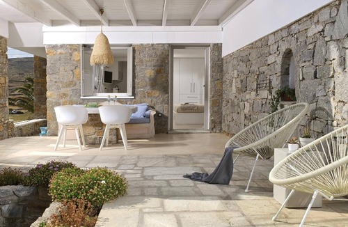 Kalafatis Apartment | Studio Apartment 'Vlia Mar Myconian Residences 35' with Sea View, Wi-Fi and Air Conditioning