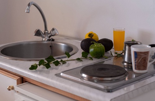 Lefkas Apartment | Studio "Krinos 1" with Mountain View, Garden & Wi-Fi
