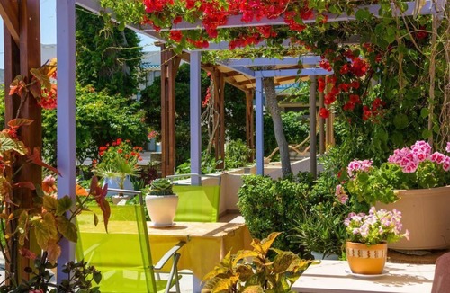 Milatos Beach Apartment | Studios In A Colouful Garden, The Sea At Your Doorstep!