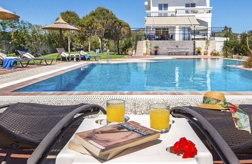 Lahania Villa | Stunning private villa for 10 guests with A/C, WIFI, private pool, TV, terrace and parking