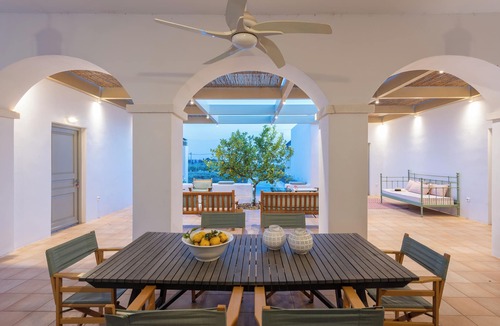 Paros Villa | Stylish Beachside Villa with Pool and Lavender Gardens
