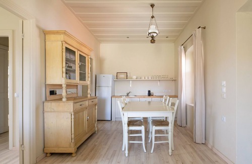 Spartochori Apartment | Stylish, private suite at village centre, WiFi, pool, walk to amenities