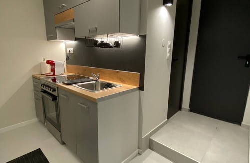 Vardaris Apartment | Stylish Urban Rental Unit With Private Entrance #E1