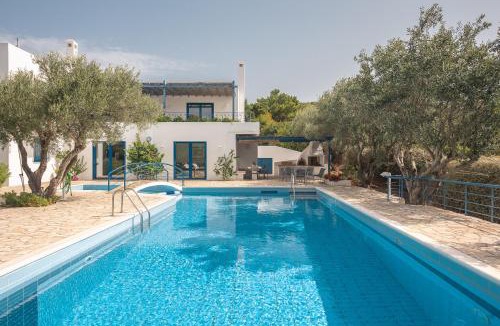 Lavreotiki Villa | Summer Villa Pasiphae Private Pool - BBQ -Beach 2min