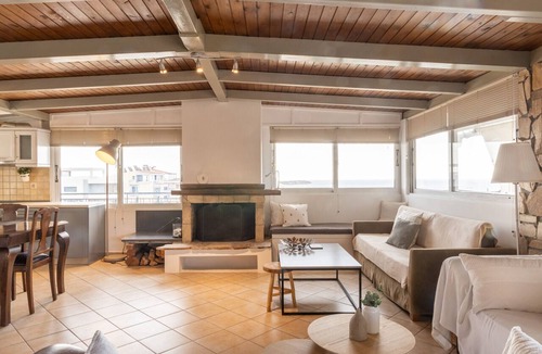 Voula Apartment | Sunny Loft with a Panoramic Sea View in Voula