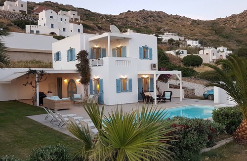 Maragas Villa | SUPERIOR MIKRI VIGLA VILLA WITH POOL & FANTASTIC VIEWS,400m FROM AMAZING BEACHES