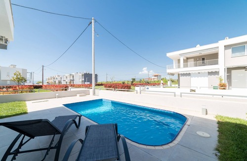 Ofrinion Villa | Thalassa Residential Complex-Three-Bedroom Duplex with Private Pool