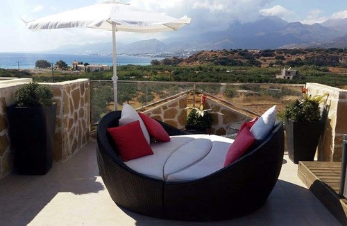 Makry Gialos Apartment | The penthouse at Lagada Resort