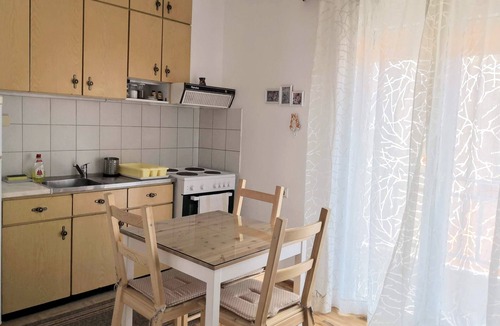 Grevena Apartment | Traditional penthouse with fireplace and mountain views