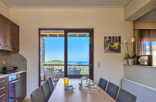 Agia Villa | Unique four bedroom villa with amazing mountain and breathtaking sea view.