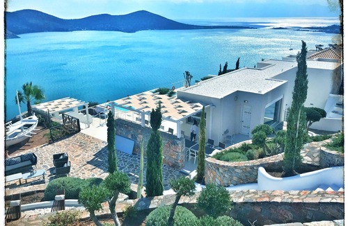 Elounda Villa | Unique villa with breathtaking sea view : Emotion Art Villa