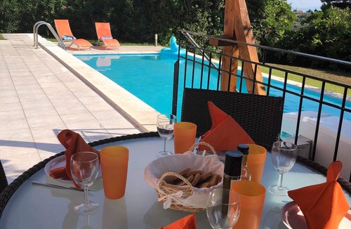 Thiramonas Apartment | VALERIANO NrKATELIOS,2 Bed Grd Floor Villa Apartment Private Pool,Full A/C,Wi-Fi