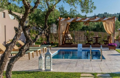 Planos Villa | Vatia Villas Two Bedroom villa- Side SeaView