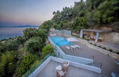 Barbati Villa | Villa ALGEOS between sky and crystal clear sea