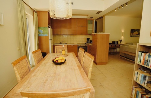 Agios Vasileios House | Villa Alkisti, private pool, near the beach, located in the center of village