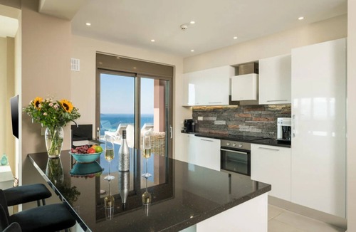 Kokkinon Khorion Villa | Villa Almyra, Divine Sea Views, Private Infinity Pool, Furnished Terrace,.