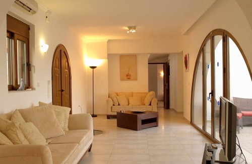 Lindos Villa | Villa Andreas Lindos, Lindos, Rhodes. Beautiful modern villa with LED lit pool