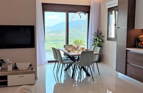 Exopoli Villa | Villa ArGia with private pool and terraces with mountain & sea views in Chania