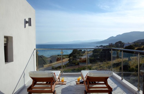 Prassonissi Villa | Villa Armonia, Exclusive 4 bedroom villa with private heated pool