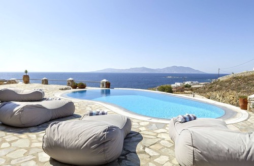 Agios Ioannis Villa | Villa Asimina - Sunset view - Private Pool - sleeps 14+
