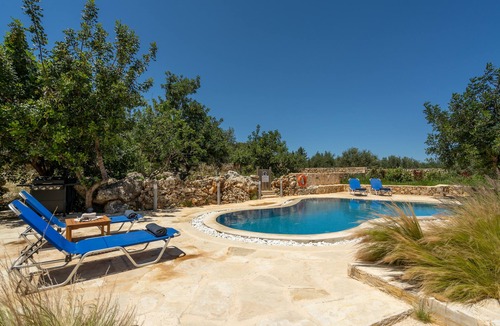 Apokoronas Villa | Villa Asteria, Melidoni, Chania, Crete, Solid Stone Villa, private swimming pool