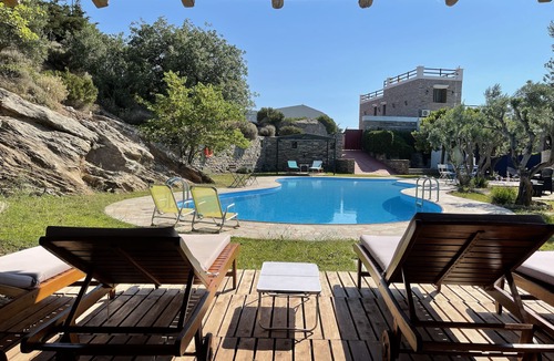 Kea Villa | Villa ATHENA - five bedroom villa with private pool - winery -barbecue - helipad