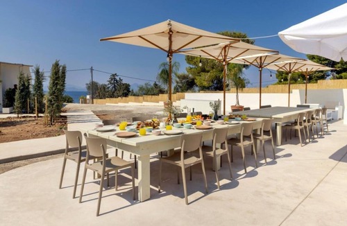 Loutraki Villa | Villa Aura Loutraki Double Room with Garden view