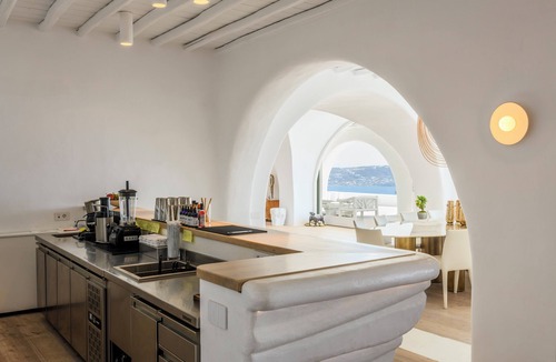 Tourlos Villa | Villa Breeze, a Top Luxury Villa with superb sunset views in Agia Sofia, Mykonos