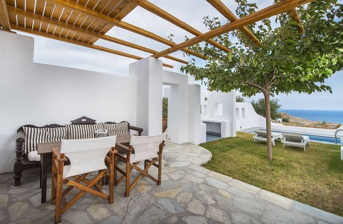 Kamari Villa | Villa Caelora, Divine Sea Views, Private Plunge Pool, Furnished Terrace,.