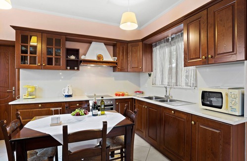 Makhairoi Villa | Villa Chryssa, stone villa with private pool in Neo Chorio village, Chania Crete