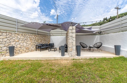 Liapades Villa | Villa 'Corfu Twins' with Mountain View, Wi-Fi and Air Conditioning