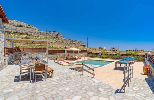 Lardos Villa | Villa Dione Seastone by Villa Plus