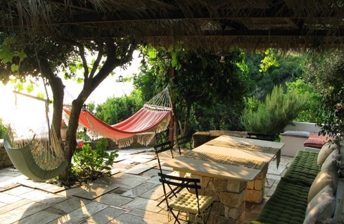 Lygia Villa | Villa Efelli: Beautiful seafront traditional Greek style villa, Ionian Coast