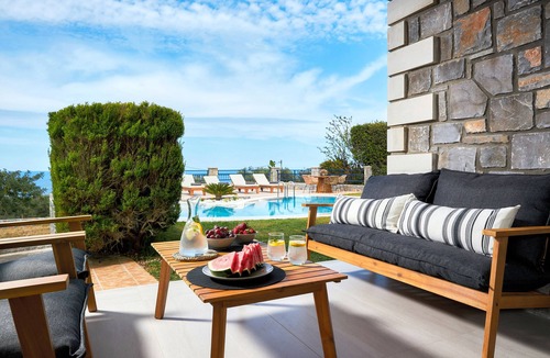 Koutouloufari Villa | Villa 'Erato By Myseasight' with Sea View, Wi-Fi and Air Conditioning