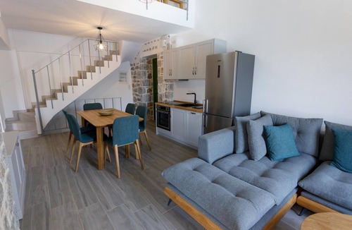 Limeni House | Villa ERMIS with shared pool in exposed position over the sea, Peloponnese