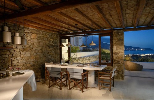 Ftelia Villa | Villa Galaxy Mykonos Private Pool & Sea View in Ftelia