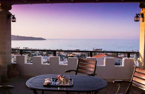 Kato Stalos Villa | Villa Giorgos with Panoramic Sea View