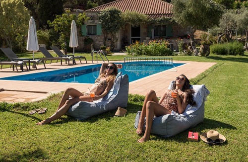 Filippos Villa | Villa Grego, Heated Pool & Garden,Absolut Privacy