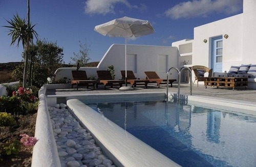 Kamari Villa | Villa Helionis, Divine Sea Views, Private Plunge Pool, Furnished Terrace,.