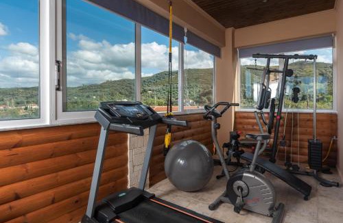 Vatolakkos Villa | Villa Kalaitsidi - plunge pool, gym and unique gardens