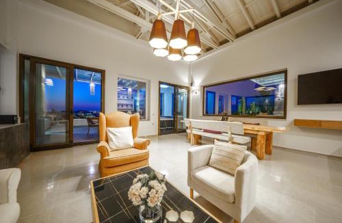 Katochori Villa | Villa Kedria with a panoramic ocean view