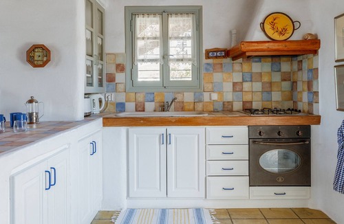 Glisidia Villa | Villa 'Mari Art Cycladic Villas - Levantis' with Sea View, Wi-Fi and Air Conditioning